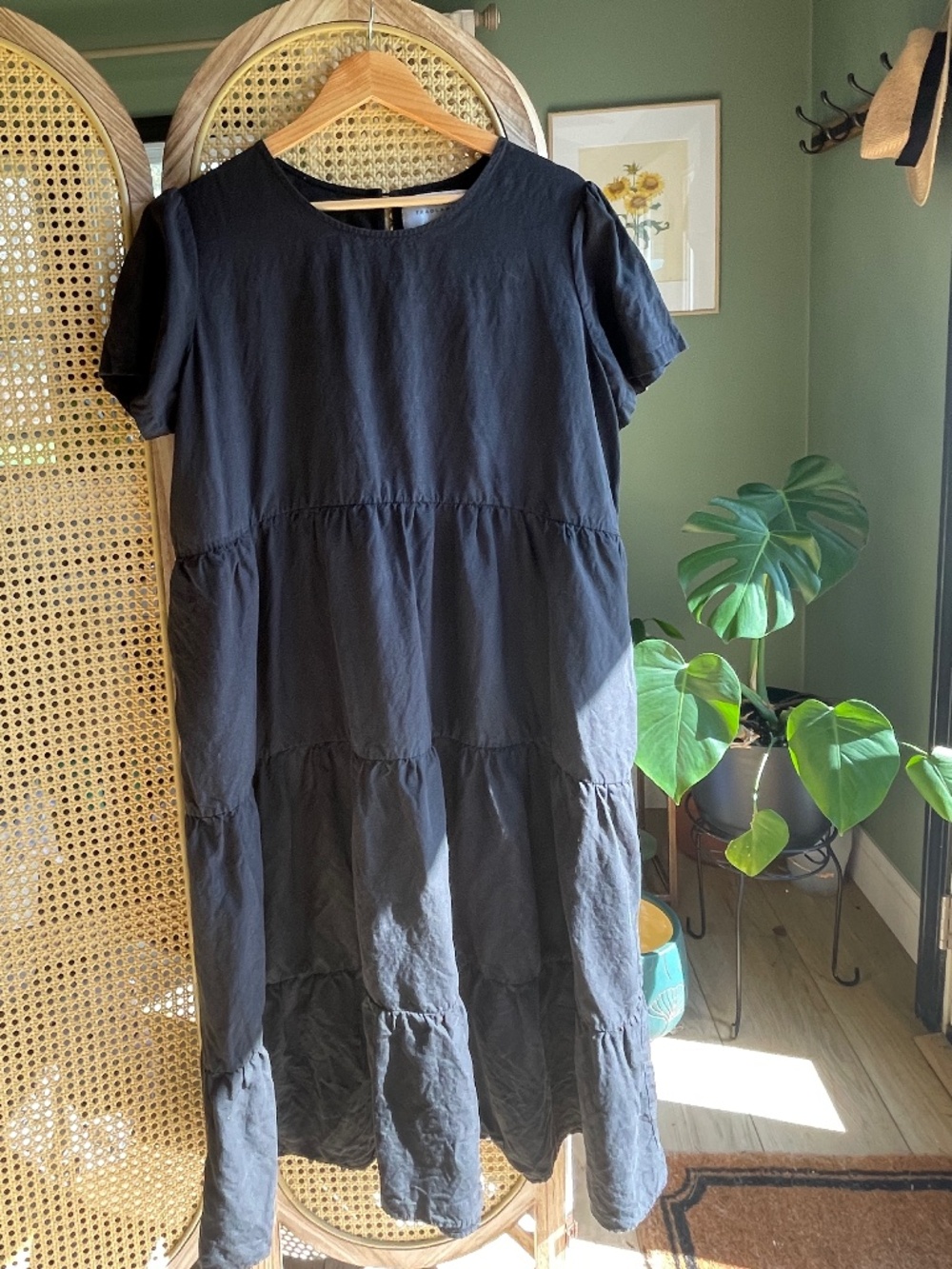 Tradlands Black Tiered Chalet Dress XL